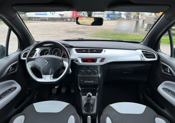 Citroen DS3 cena 21950 przebieg: 156000, rok produkcji 2011 z Konin małe 301